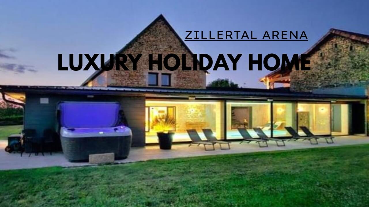 Luxury holiday home with an indoor pool and spa